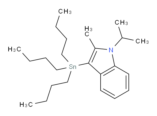 1-异丙基-2-甲基-3-(三丁基锡基)-1H-吲哚