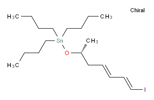 tributyl(((R,4E,6E)-7-iodohepta-4,6-dien-2-yl)oxy)stannane