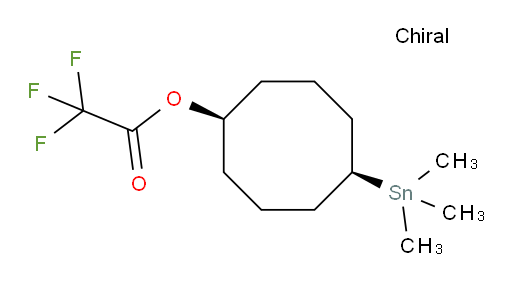 (1s,5s)-5-(三甲基锡基)环辛基 2,2,2-三氟乙酸酯