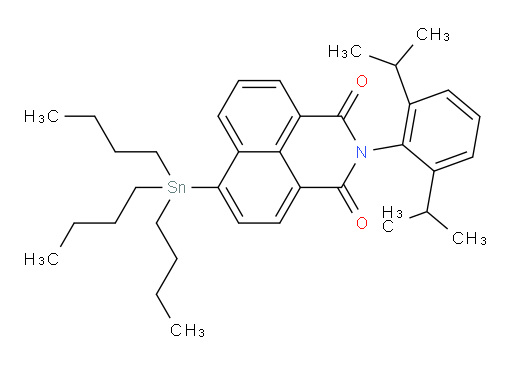 2-(2,6-二异丙基苯基)-6-(三丁基锡基)-1H-苯并[de]异喹啉-1,3(2H)-二酮