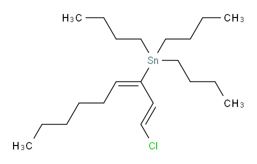 三丁基((1E,3E)-1-氯壬-1,3-二烯-3-基)锡烷