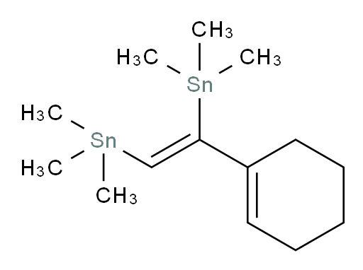 (Z)-(1-(环己-1-烯-1-基)乙烯-1,2-二基)双(三甲基锡烷)