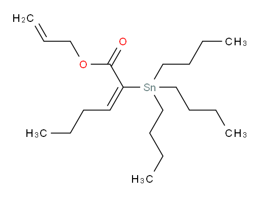 (E)-烯丙基 2-(三丁基锡基)己-2-烯酸酯
