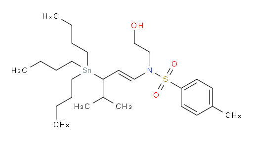 (E)-N-(2-羟基乙基)-4-甲基-N-(4-甲基-3-(三丁基锡基)戊-1-烯-1-基)苯磺酰胺