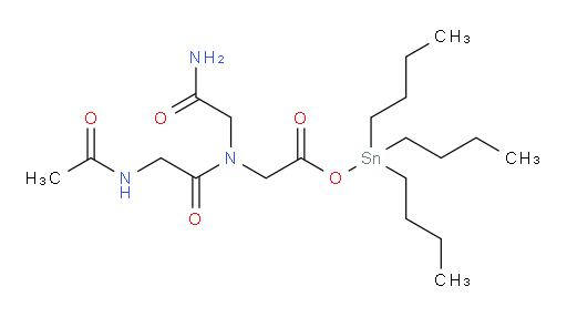 三丁基锡基 2-(2-乙酰胺基-N-(2-氨基-2-氧代乙基)乙酰胺基)乙酸酯