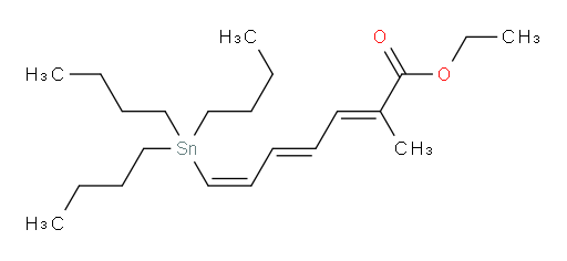 (2E,4E,6Z)-乙基 2-甲基-7-(三丁基锡基)庚-2,4,6-三烯酸酯
