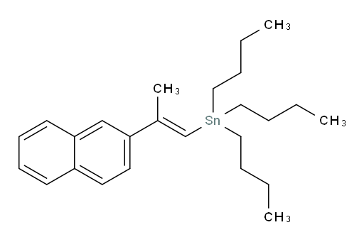 (E)-tributyl(2-(naphthalen-2-yl)prop-1-en-1-yl)stannane
