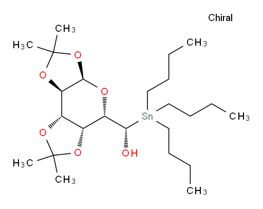 (S)-((3aR,5S,5aR,8aS,8bR)-2,2,7,7-四甲基四氢-3aH-双([1,3]二氧杂环戊烯o)[4,5-b:4',5'-d]吡喃-5-基)(三丁基锡基)甲醇