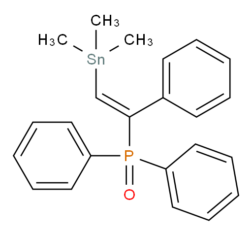 (E)-二苯基(1-苯基-2-(三甲基锡基)乙烯基)膦 氧化物