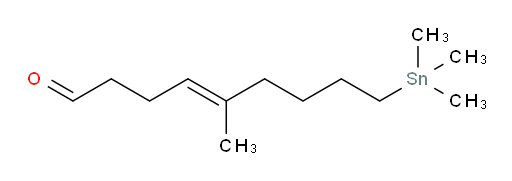 (E)-5-甲基-9-(三甲基锡基)壬-4-烯醛