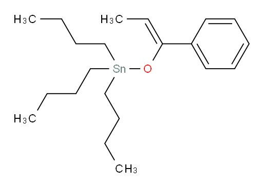 (Z)-tributyl((1-phenylprop-1-en-1-yl)oxy)stannane