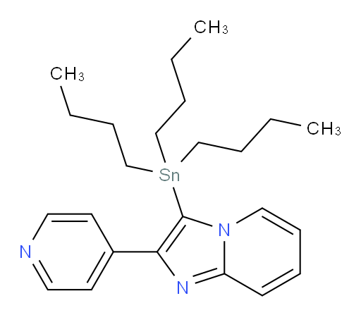 2-(吡啶-4-基)-3-(三丁基锡基)咪唑并[1,2-a]吡啶