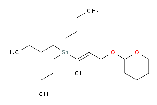 (E)-tributyl(4-((tetrahydro-2H-pyran-2-yl)oxy)but-2-en-2-yl)stannane