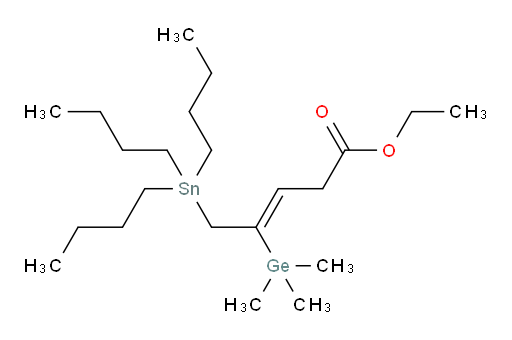 (Z)-乙基 5-(三丁基锡基)-4-(三甲基germyl)戊-3-烯酸酯