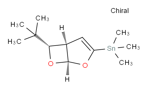((1R,5R,6S)-6-(叔丁基)-2,7-二氧杂双环[3.2.0]庚-3-烯-3-基)三甲基锡烷