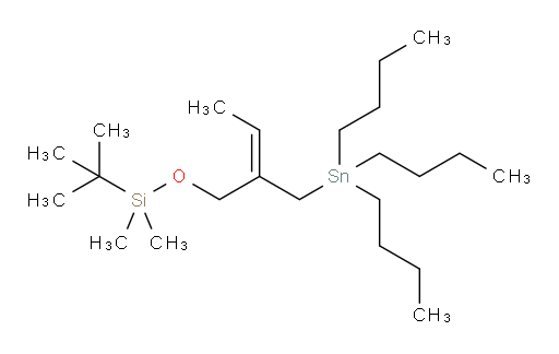 (E)-tert-butyldimethyl((2-((tributylstannyl)methyl)but-2-en-1-yl)oxy)silane