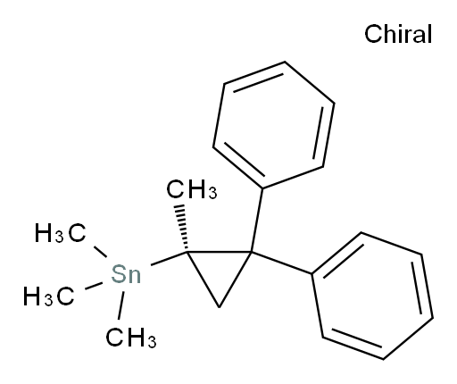 (R)-trimethyl(1-methyl-2,2-diphenylcyclopropyl)stannane