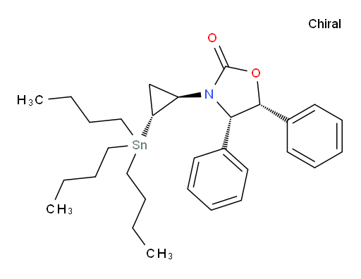 (4S,5R)-4,5-二苯基-3-((1R,2R)-2-(三丁基锡基)环丙基)噁唑烷-2-酮