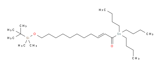 (E)-11-((叔丁基二甲基sil氧基))-1-(三丁基锡基)十一烷-2-烯-1-酮