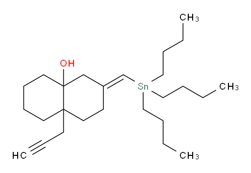 (E)-8a-(丙-2-炔-1-基)-3-((三丁基锡基)亚甲基)十氢萘-4a-醇