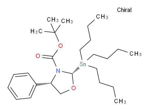 (2S,4S)-叔丁基 4-苯基-2-(三丁基锡基)噁唑烷-3-甲酸酯