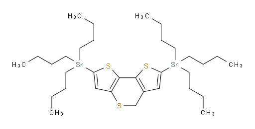 (5H-二噻吩并[3,2-b:2',3'-d]硫基吡喃-2,7-二基)双(三丁基锡烷)