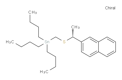 (R)-tributyl(((1-(naphthalen-2-yl)ethyl)thio)methyl)stannane