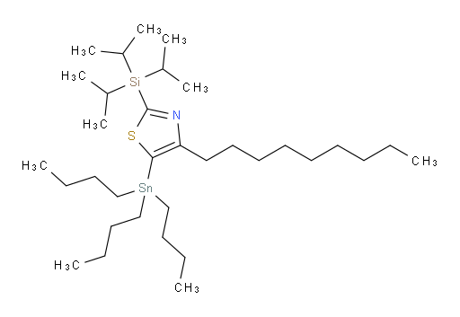 4-壬基-5-(三丁基锡基)-2-(三异丙基硅烷基)噻唑