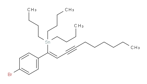 (Z)-(1-(4-溴苯基)癸-1-烯-3-炔-1-基)三丁基锡烷
