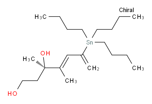 (R,E)-3,4-二甲基-6-(三丁基锡基)庚-4,6-二烯-1,3-二醇