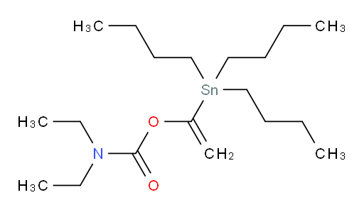 1-(三丁基锡基)乙烯基 二乙基氨基甲酸酯