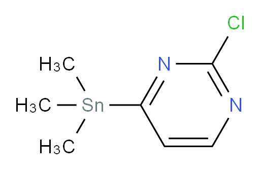 2-氯-4-(三甲基锡基)嘧啶