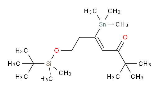 (Z)-7-((叔丁基二甲基sil氧基))-2,2-二甲基-5-(三甲基锡基)庚-4-烯-3-酮