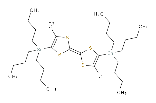 (E)-(5,5'-二甲基-[2,2'-bi(1,3-二硫醇亚基)]-4,4'-二基)双(三丁基锡烷)