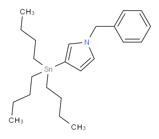 1-苄基-3-(三丁基锡基)-1H-吡咯