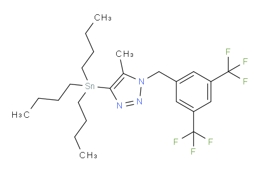 1-(3,5-双(三氟甲基)苄基)-5-甲基-4-(三丁基锡基)-1H-1,2,3-三氮唑