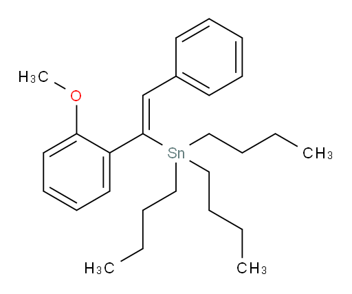 (Z)-三丁基(1-(2-甲氧基苯基)-2-苯基乙烯基)锡烷