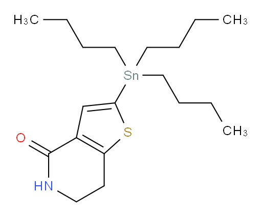 2-(三丁基锡基)-6,7-二氢噻吩并[3,2-c]吡啶-4(5H)-酮