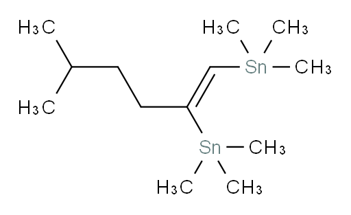 (Z)-(5-甲基己-1-烯-1,2-二基)双(三甲基锡烷)
