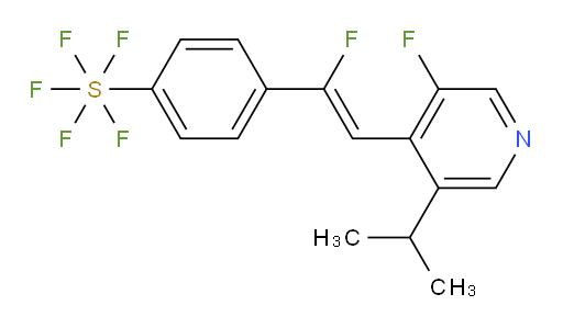 (Z)-4-(1-fluoro-2-(3-fluoro-5-isopropylpyridin-4-yl)vinyl)(pentafluoromercapto)benzene