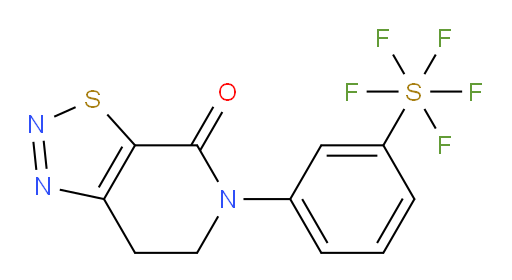 [3-(6,7-Dihydro-4-oxo[1,2,3]thiadiazolo[5,4-c]pyridin-5(4H)-yl)phenyl]sulfur pentafluoride