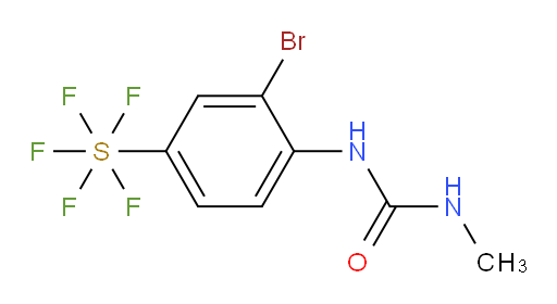 [3-Bromo-4-[[(methylamino)carbonyl]amino]phenyl]sulfur pentafluoride