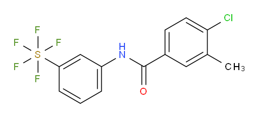 [3-[(4-Chloro-3-methylbenzoyl)amino]phenyl]sulfur pentafluoride