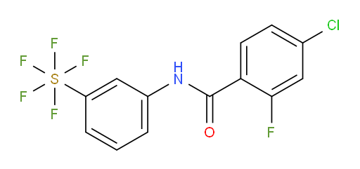 [3-[(4-Chloro-2-fluorobenzoyl)amino]phenyl]sulfur pentafluoride