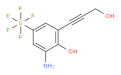 [2-Amino-6-(3-hydroxy-1-propyn-1-yl)phenol]sulfur pentafluoride