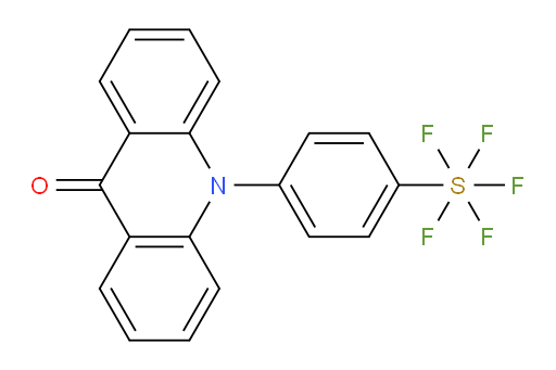 10-(4-(pentafluoromercapto)phenyl)acridin-9(10H)-one