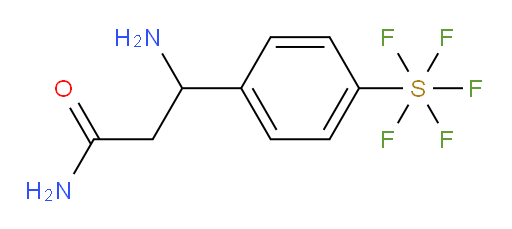 [4-(1,3-Diamino-3-oxopropyl)phenyl]sulfur pentafluoride