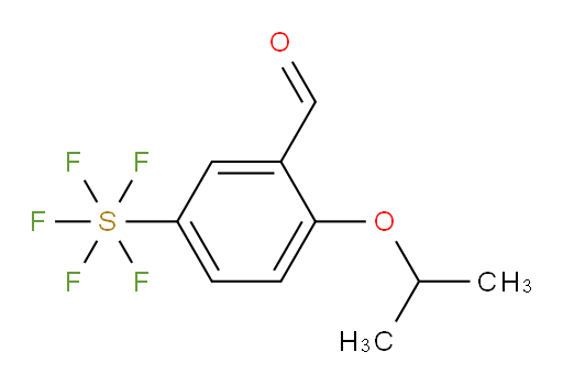 [3-formyl-4-(1-methylethoxy)phenyl]sulfur pentafluoride