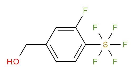 [2-fluoro-4-(hydroxymethyl)phenyl]-sulfur pentafluoride