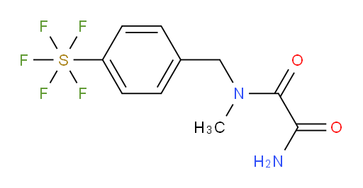 N1-(4-(pentafluoromercapto)benzyl)-N1-methyloxalamide